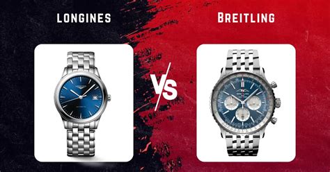 breitling or longines|Longines vs Breitling: A Luxury Watch Comparison Guide .